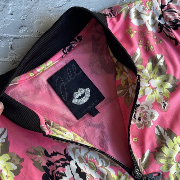 JILL | Floral print bomber jacket - Picture 5 of 12
